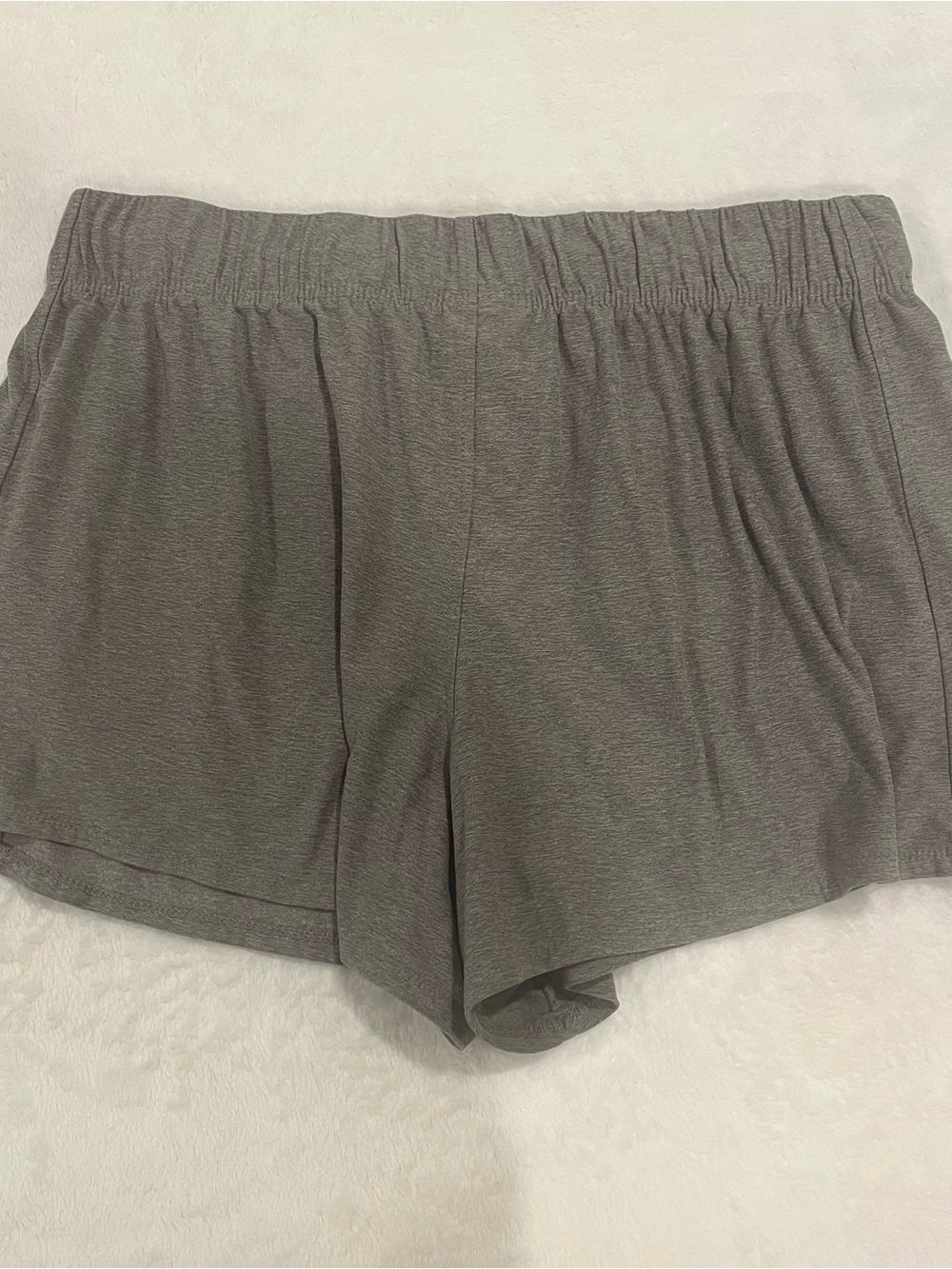 Athletic Works Gray Drawstring Shorts - Size Large - Picture 2 of 7
